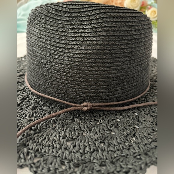 ✨Olive & Pique Black Hat ~ Boho, Western, Festival - Picture 5 of 7